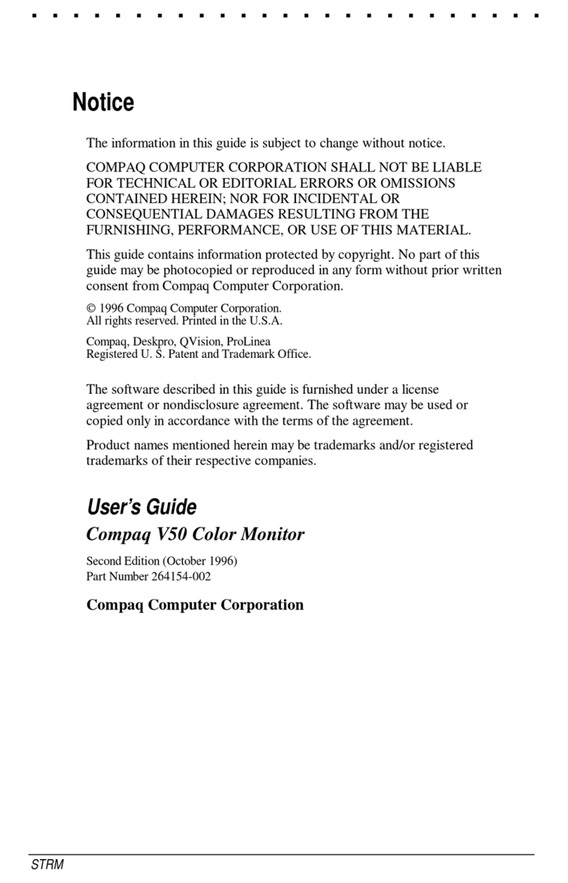 Compaq V50 User manual Compaq V50 User manual
