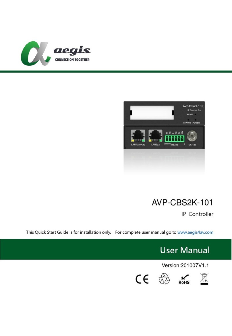Aegis AVP-CBS2K-101 user manual