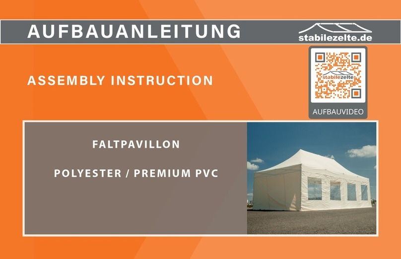 Stabilezelte AUFBAUANLEITUNG Assembly instruction