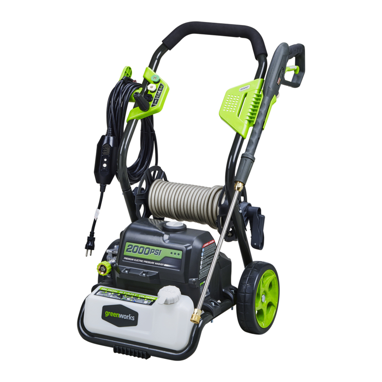 GreenWorks Tools GPW2000 Operator's manual GreenWorks Tools GPW2000 Operator's manual