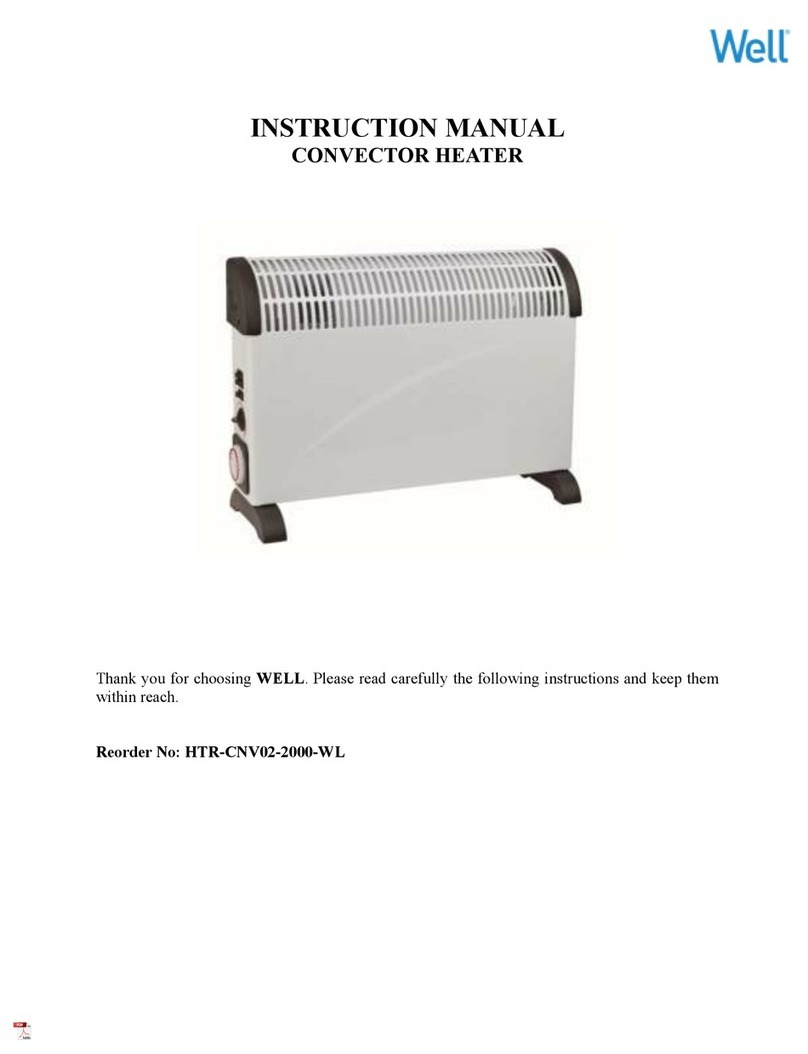 Well HTR-CNV02-2000-WL instruction manual Well HTR-CNV02-2000-WL instruction manual