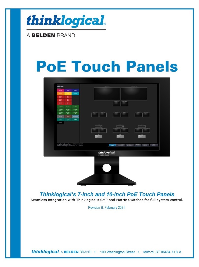 Belden thinklogical TPL-7 manual