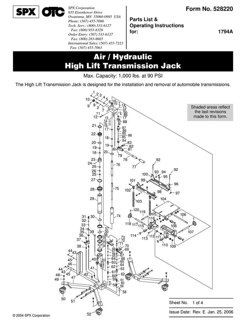 SPX OTC 1794A User manual