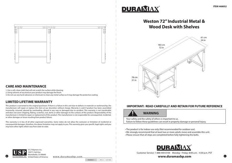 USP DURAMAX Weston 68052 manual