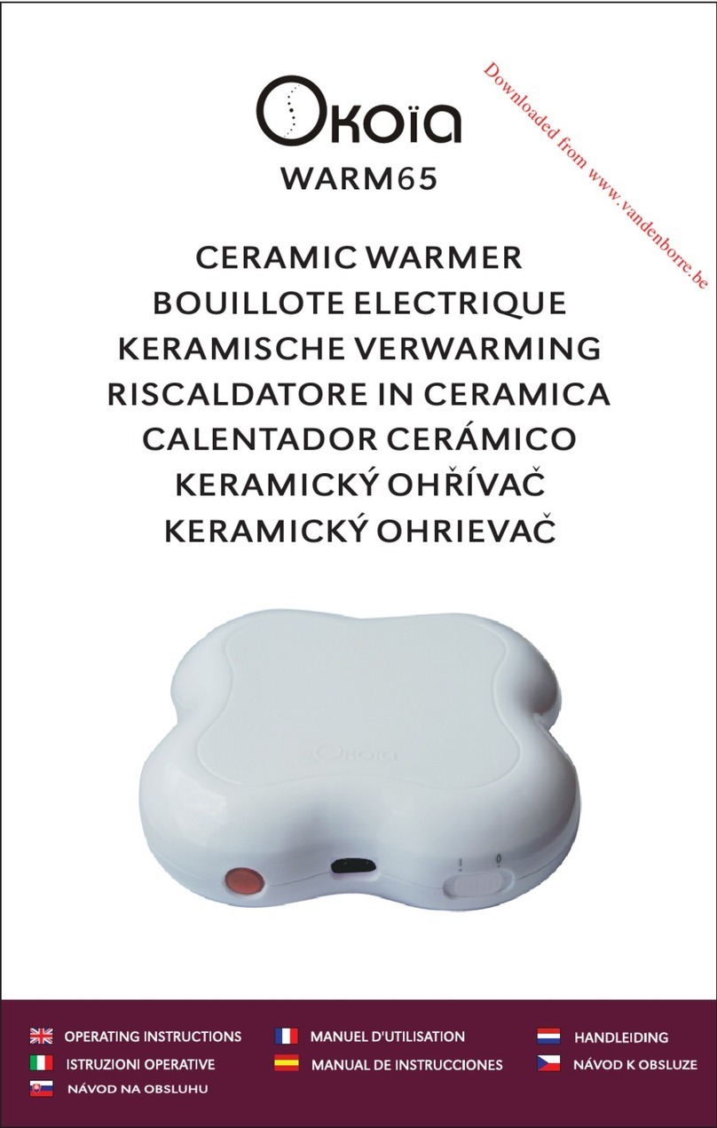 Okoia WARM65 operating instructions