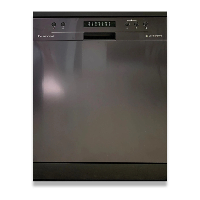 Kleenmaid DW6020XB Installation guide