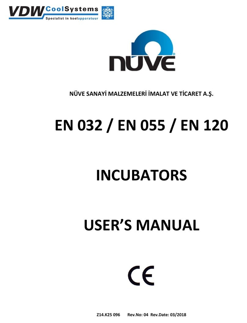 NUVE EN 032 user manual