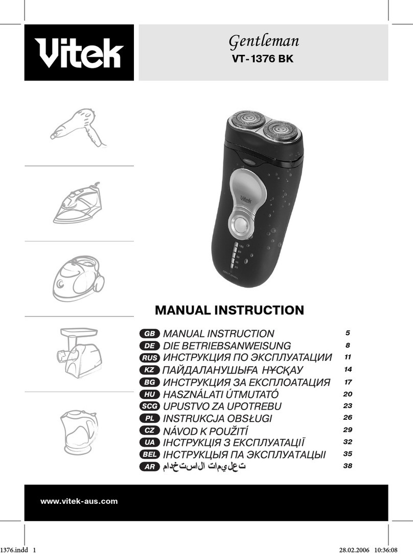 Vitek Gentleman VT-1376 BK User manual