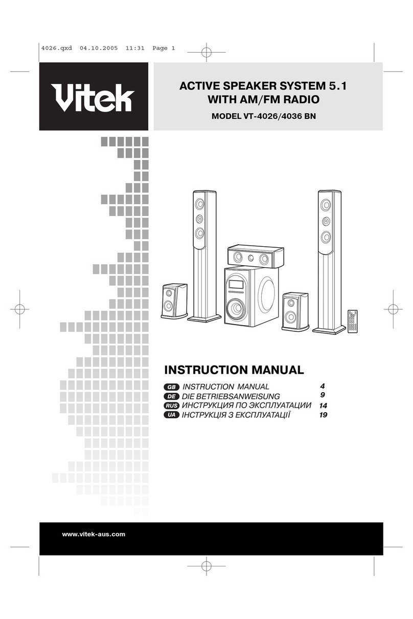 Vitek VT-4026 instruction manual