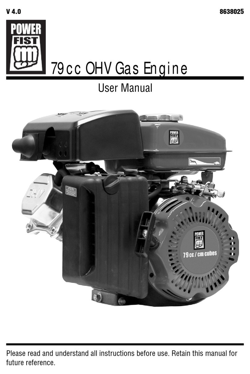 Power Fist 79cc User manual