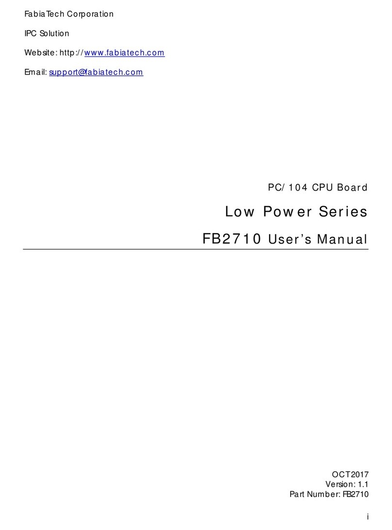 FabiaTech FB2710 user manual