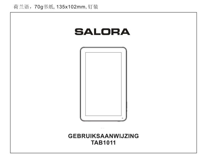Salora TAB1011 User manual