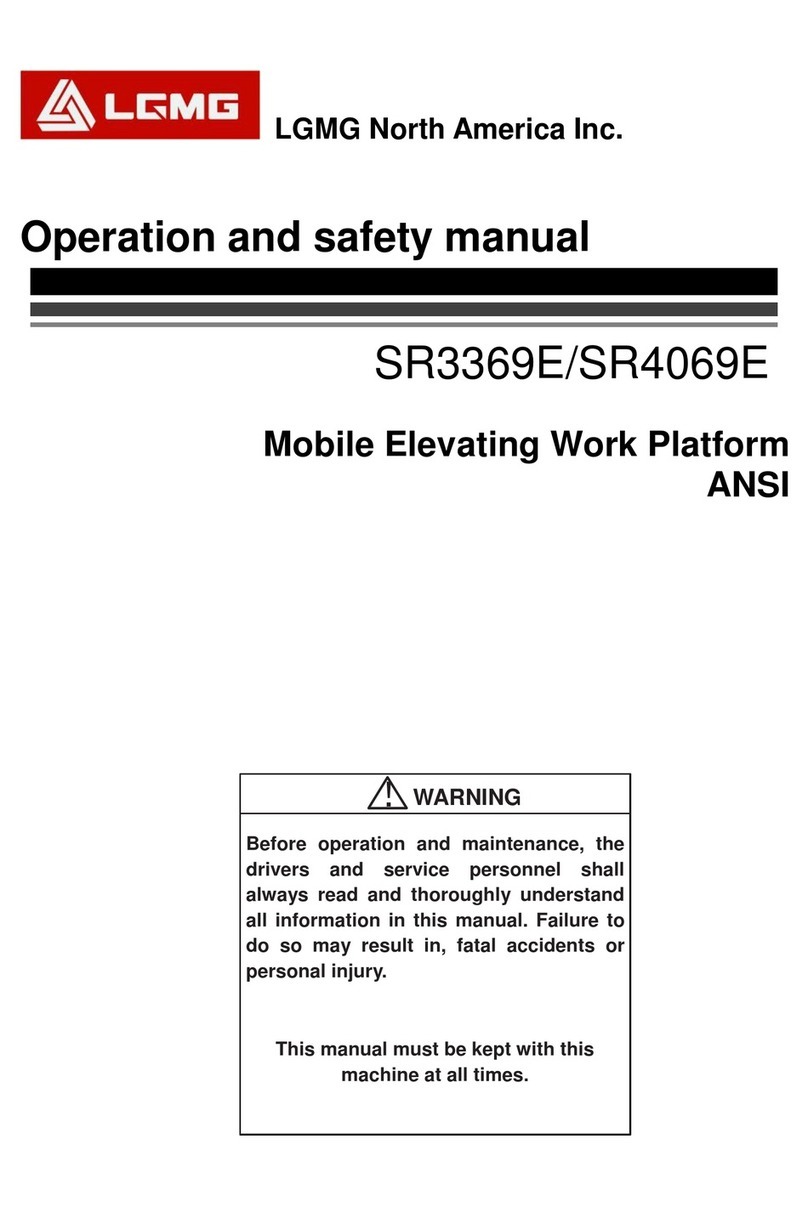 LGMG SR3369E Operation and safety manual
