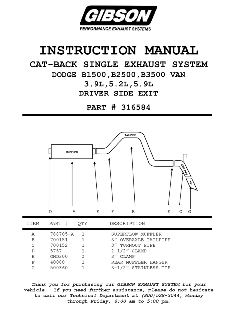 Gibson 316584 User manual
