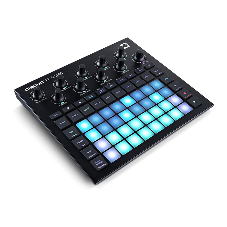 Novation Circuit Tracks User manual