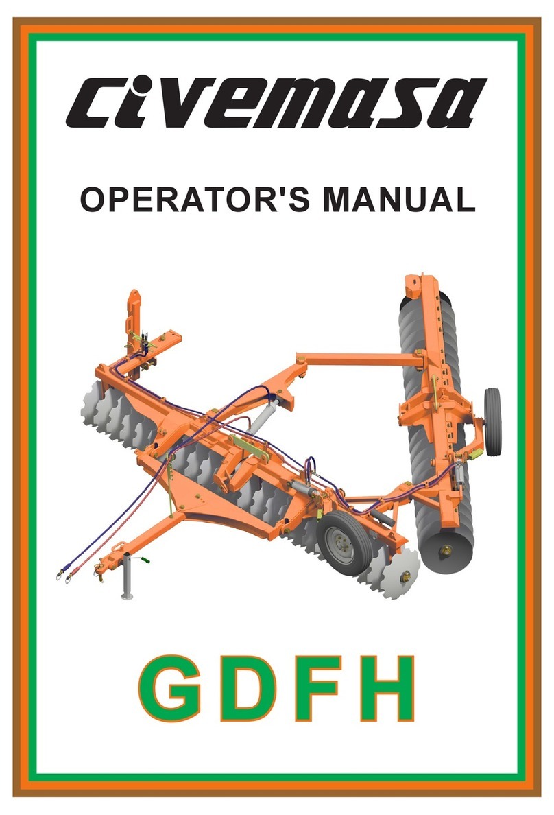 Civemasa GDFH Operator's manual