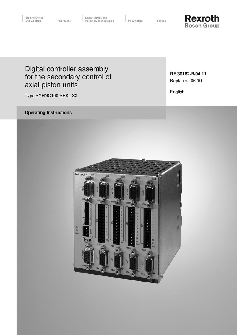 Bosch Rexroth SYHNC100-SEK 3 Series User manual