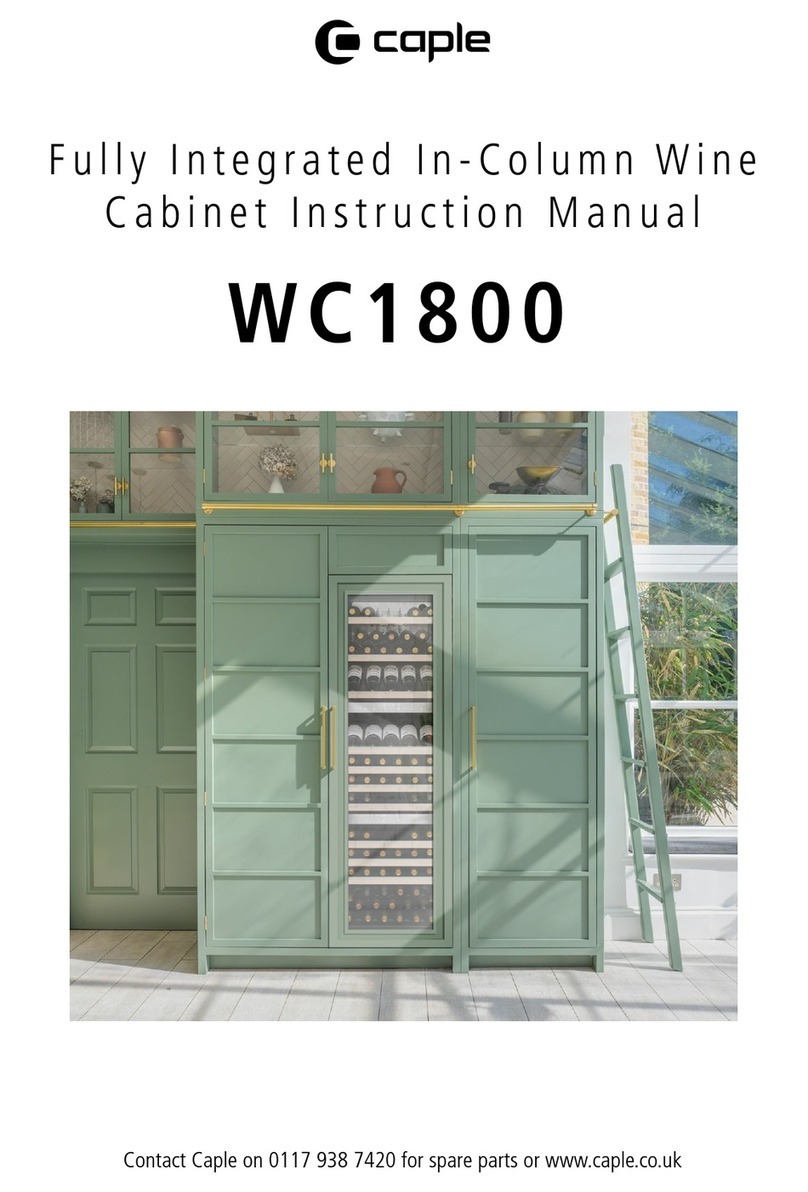 Caple WC1800 User manual