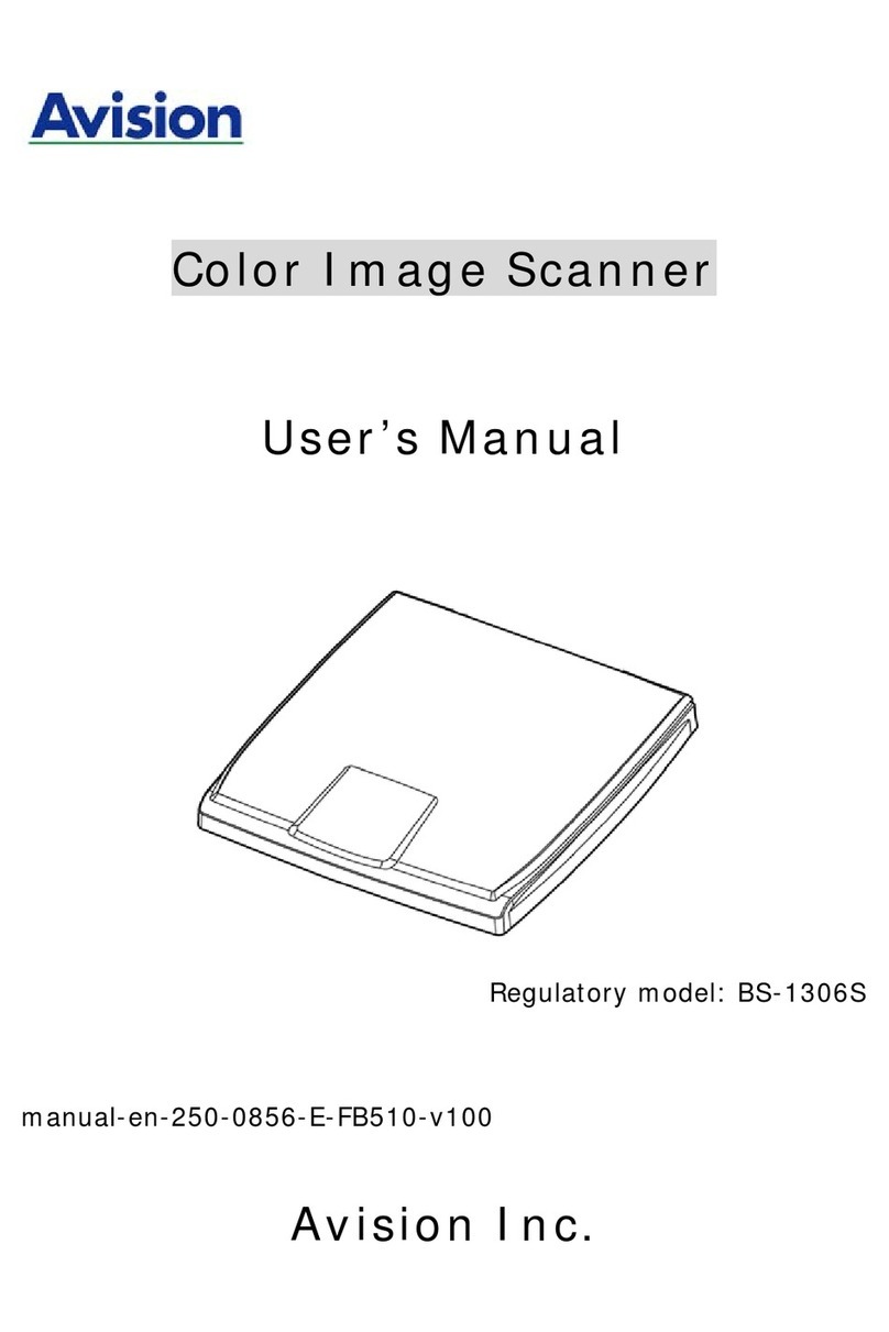 Avision BS-1306S User manual