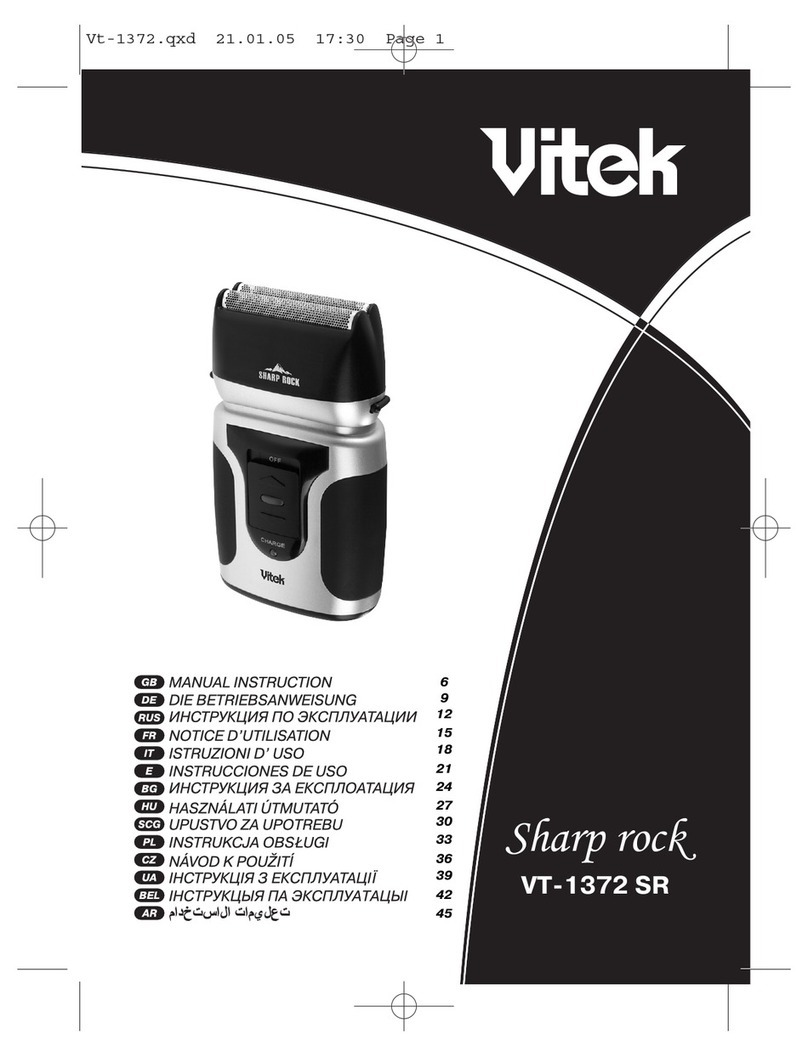 Vitek Sharp Rock VT-1372 SR Manual instruction