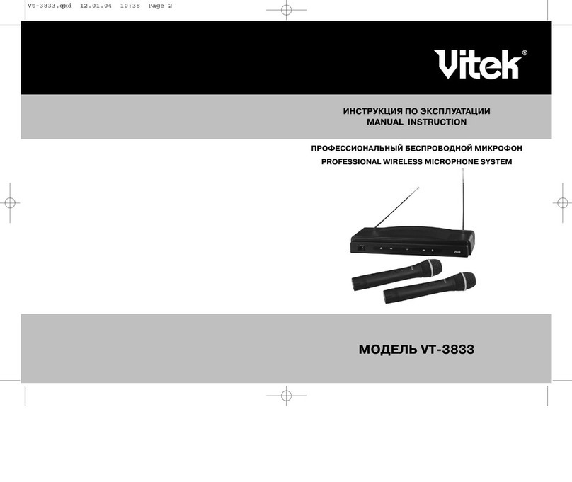 Vitek VT-3833 Manual instruction