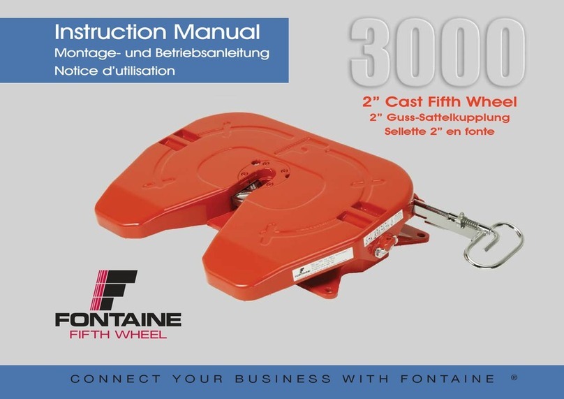 Fontaine 3000 series instruction manual