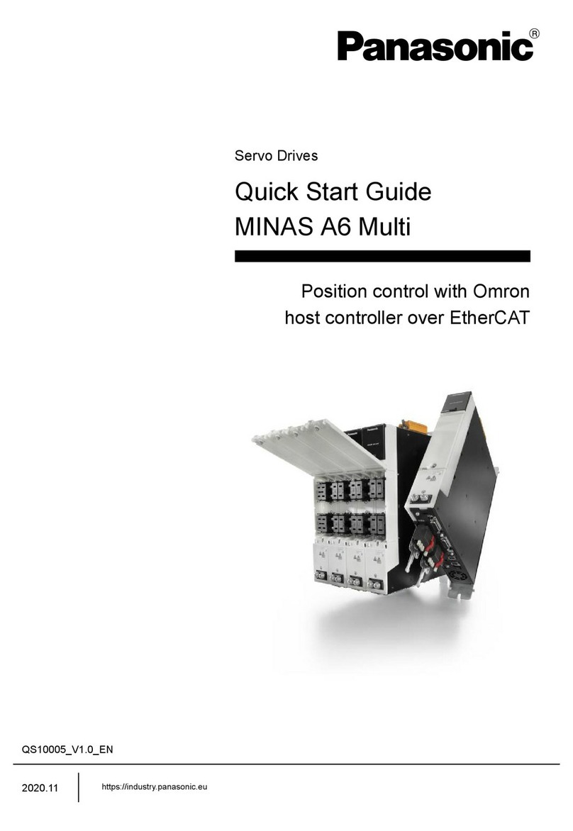 Panasonic MINAS A6 Series User manual