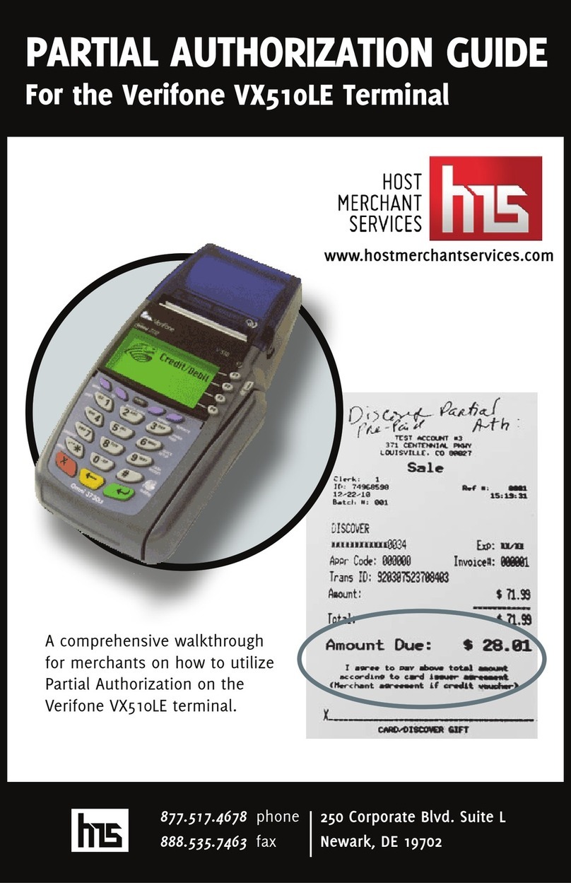 VeriFone VX510LE User manual