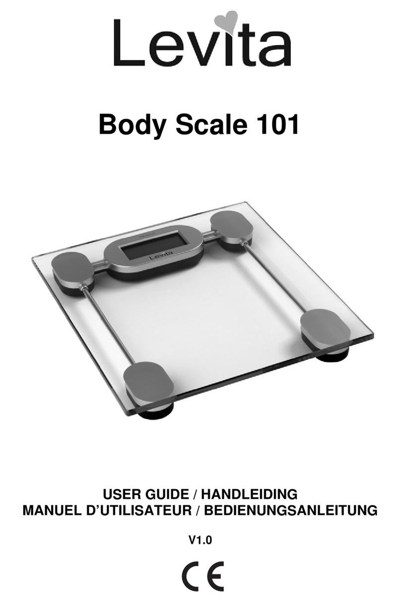 Levita Body Scale 101 User manual