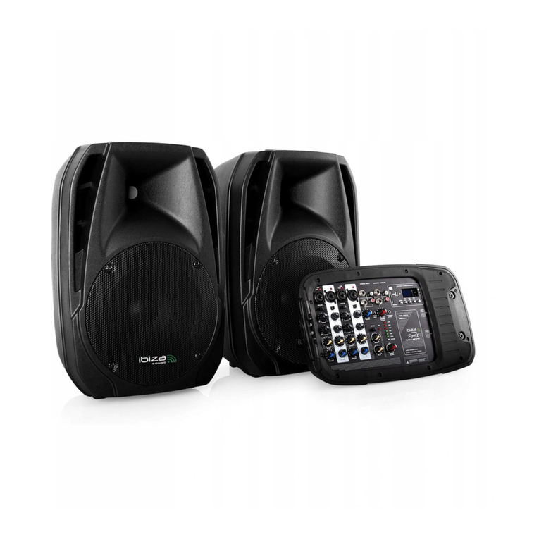 Ibiza sound COMBO210 user manual