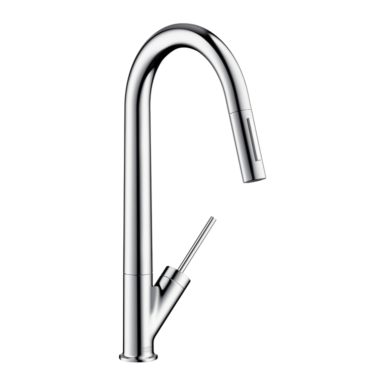 Hans Grohe AXOR Starck 10821 1 Series Instruction Manual Hans Grohe AXOR Starck 10821 1 Series Instruction Manual