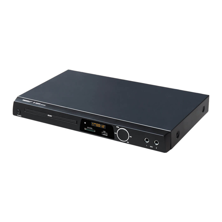 Ferguson REGENT DVD D-1000 User manual