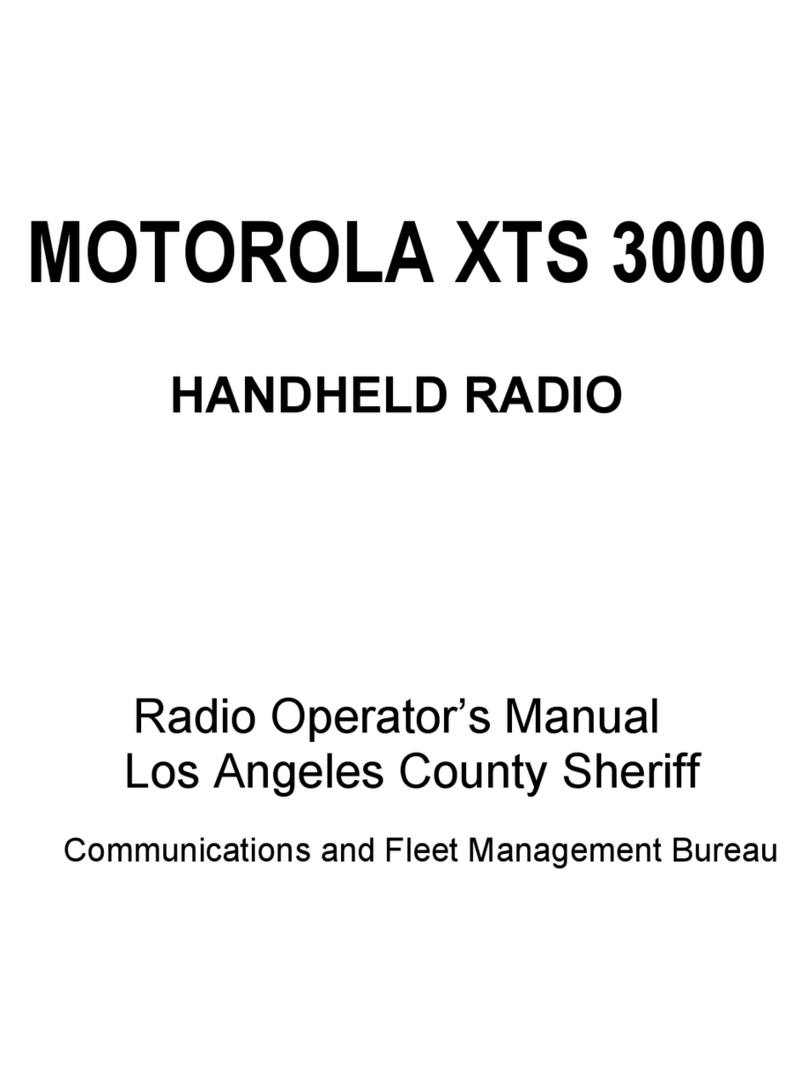 Motorola ASTRO Digital XTS 3000 User manual