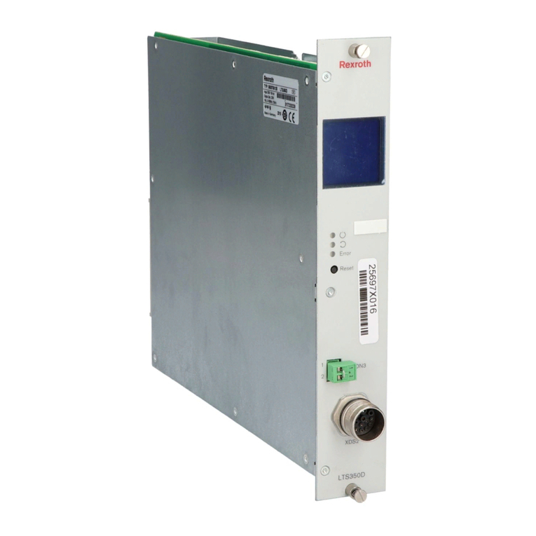 Bosch Rexroth LTS350D User manual