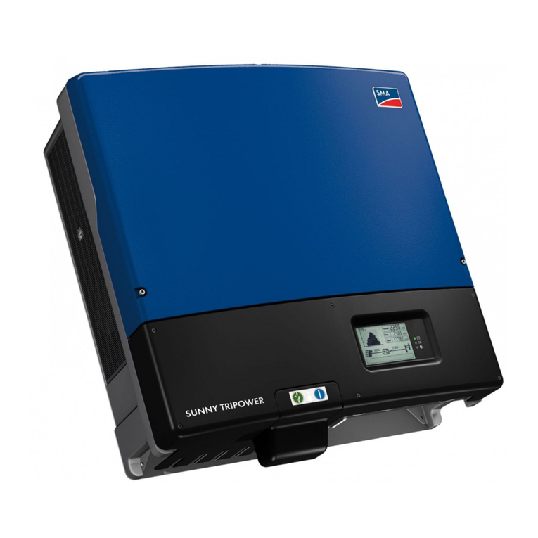 SMA SUNNY TRIPOWER 20000TL High Efficiency User manual SMA SUNNY TRIPOWER 20000TL High Efficiency User manual