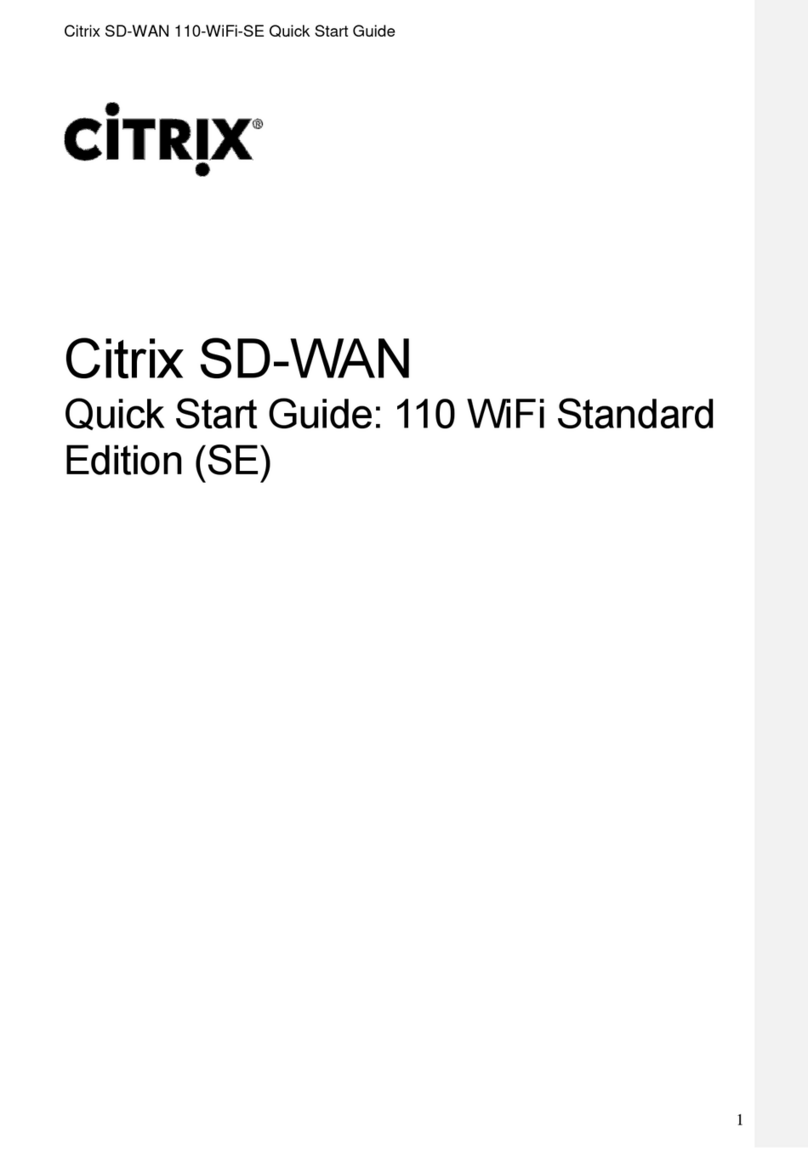 Citrix SD-WAN 110-WiFi-SE quick start guide