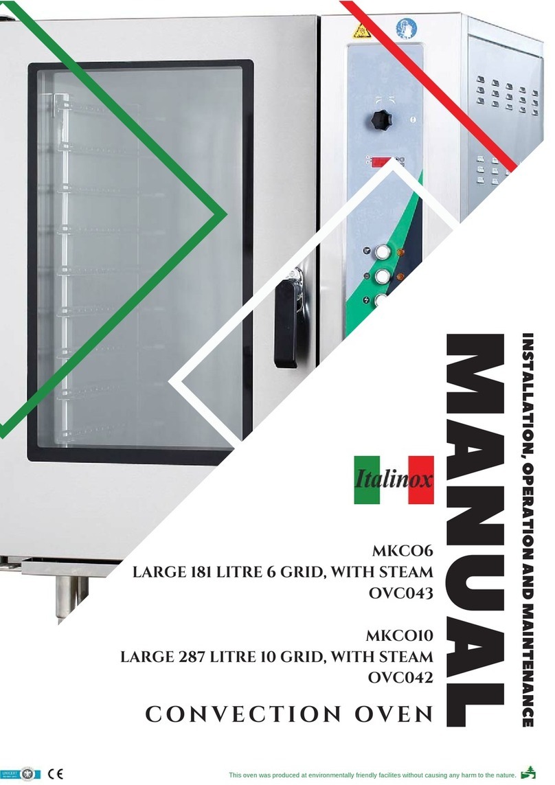 Italinox MKCO6 Installation, operation & maintenance manual