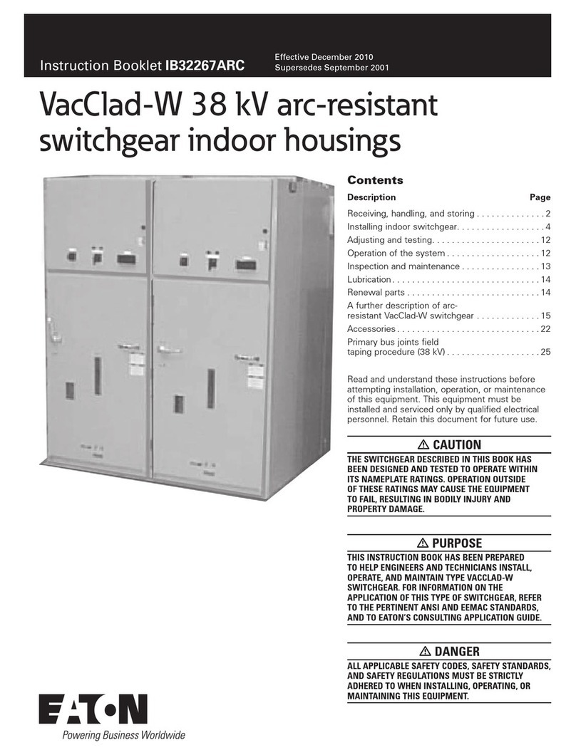 Eaton VacClad-W Instruction booklet
