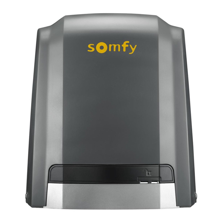 SOMFY SLIDYMOOVE 600 Installation instructions