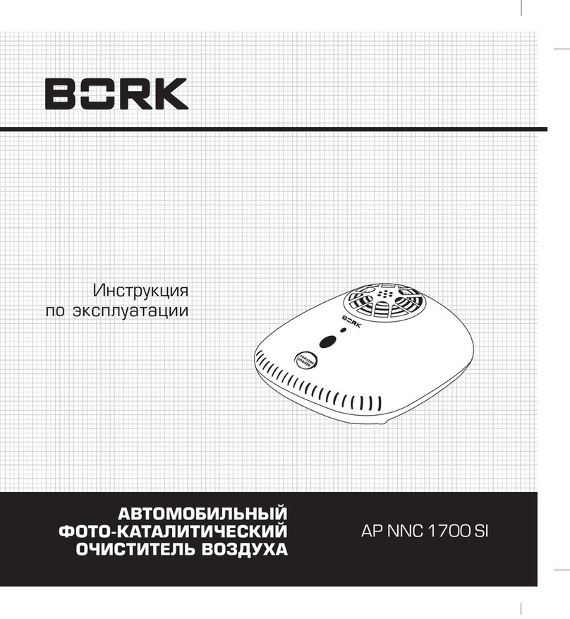 BORK AP NNC 1700 SI instruction manual