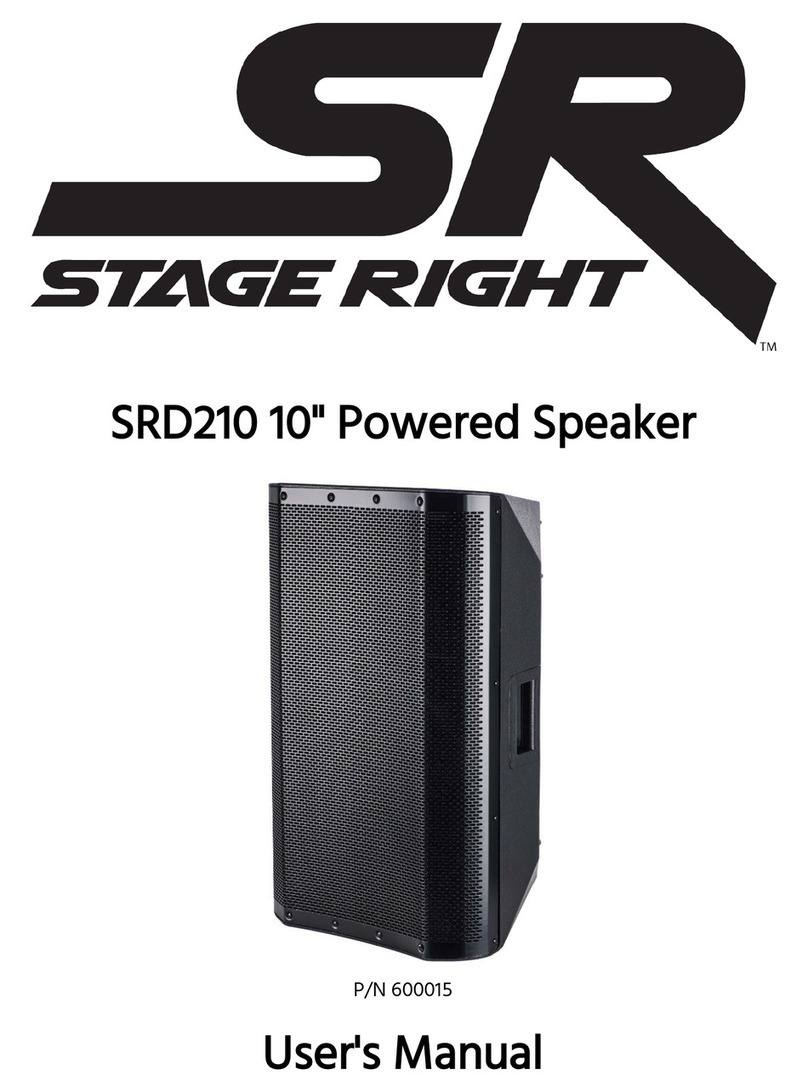 Stage right SRD210 user manual Stage right SRD210 user manual