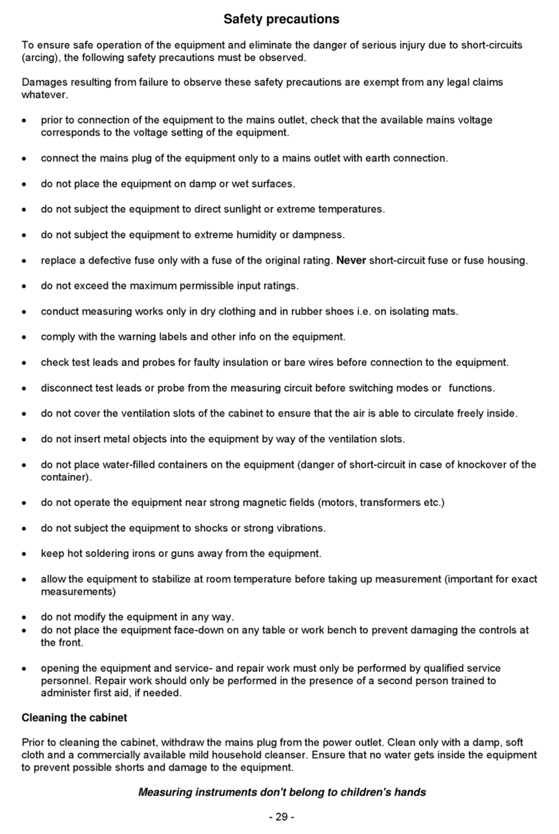 PeakTech 2020 GN User manual PeakTech 2020 GN User manual