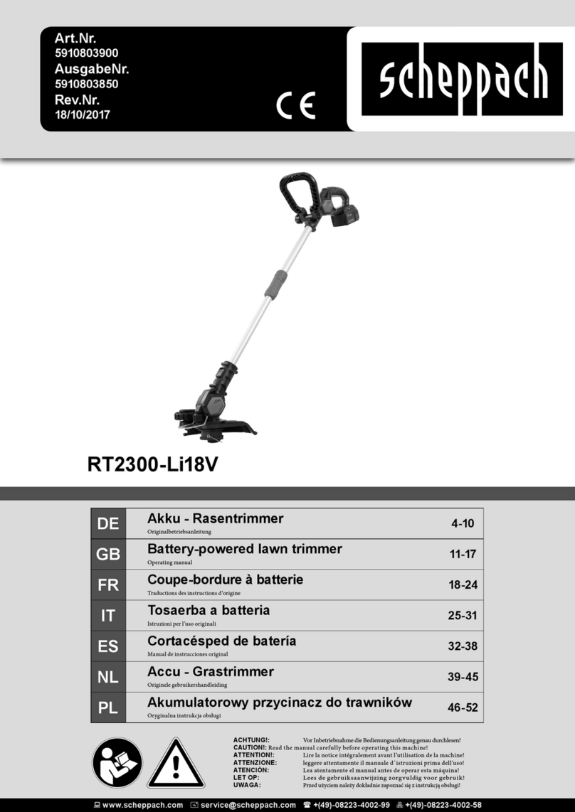 Scheppach RT2300-Li18V User manual