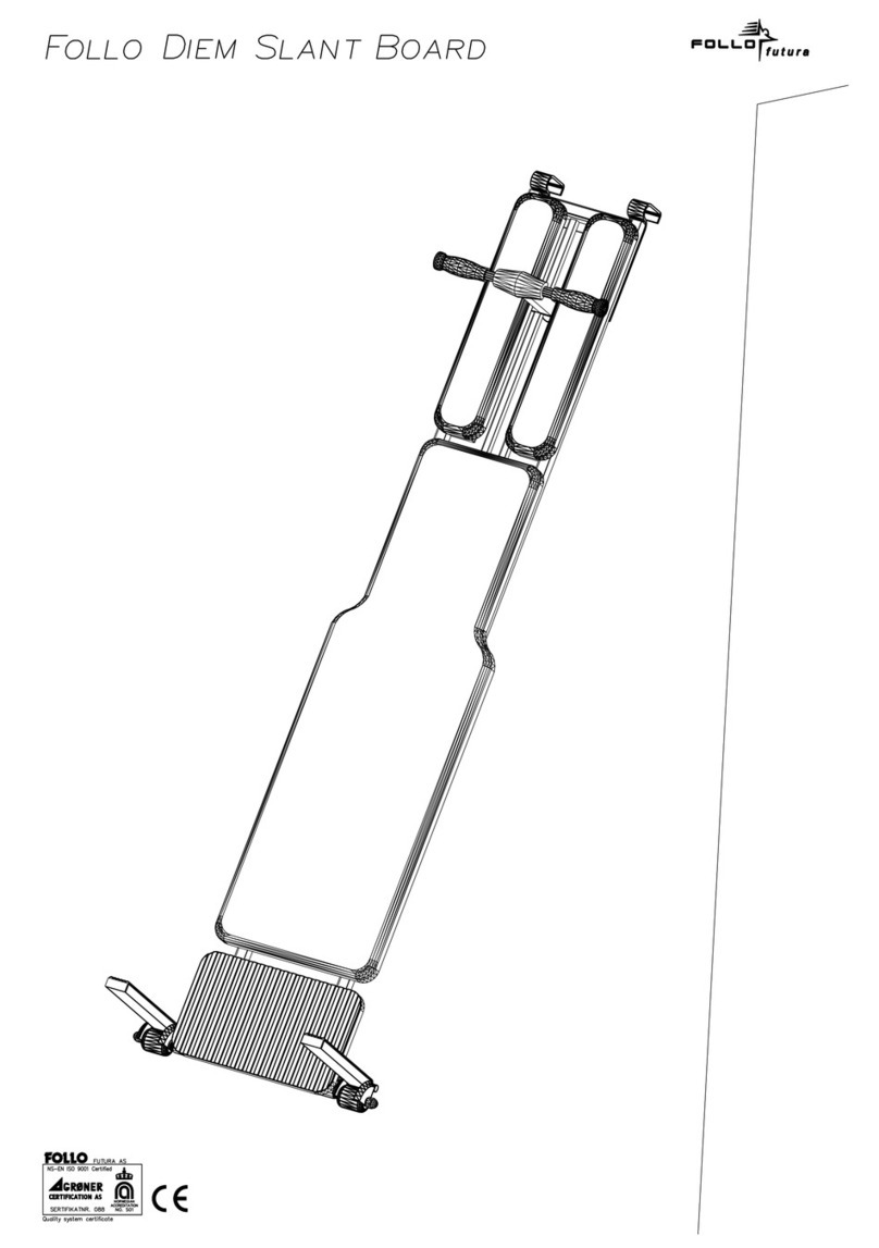 FOLLO FUTURA Diem Slant board User manual