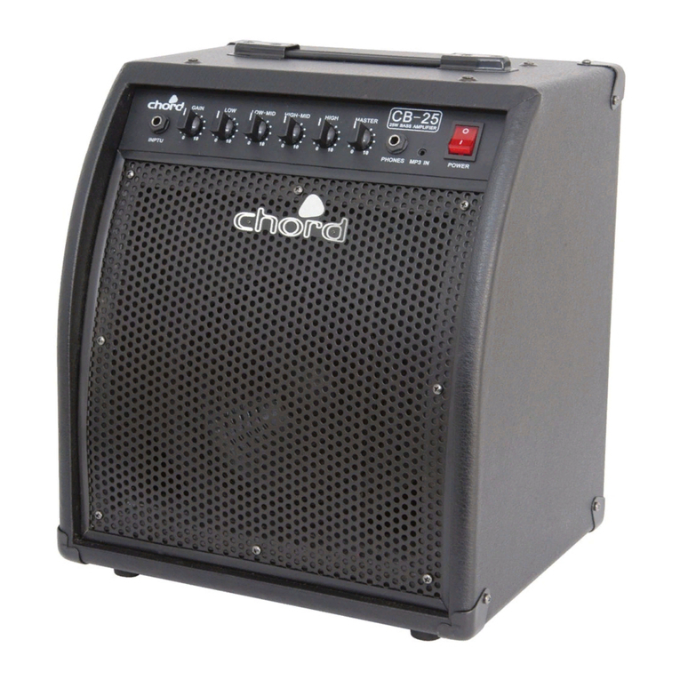 Chord CB-25 User manual Chord CB-25 User manual