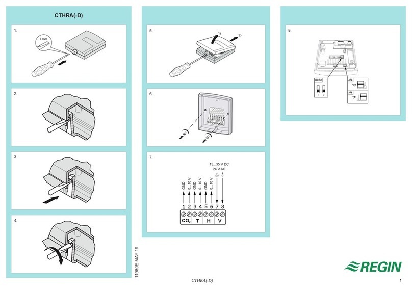 Regin CTHRA User manual
