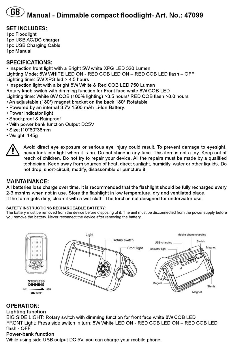 INWILL LIGHT 47099 User manual