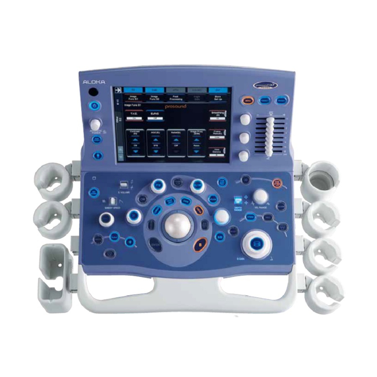 Aloka PROSOUND ALPHA 7 Quick reference guide