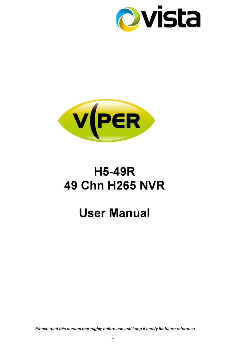 Vista Viper H5-49R User manual