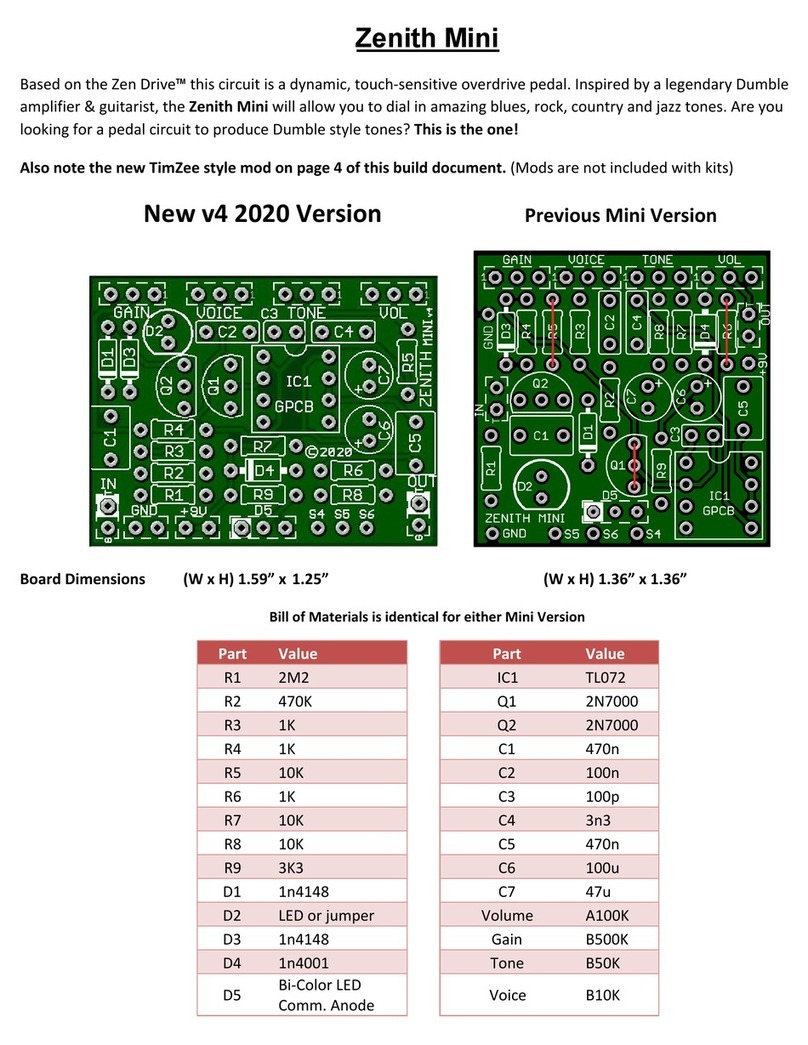 GuitarPCB Zenith Mini Build Document